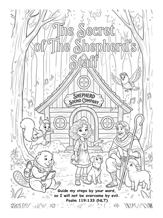 The cover of The Secret of the Shepherd's Staff